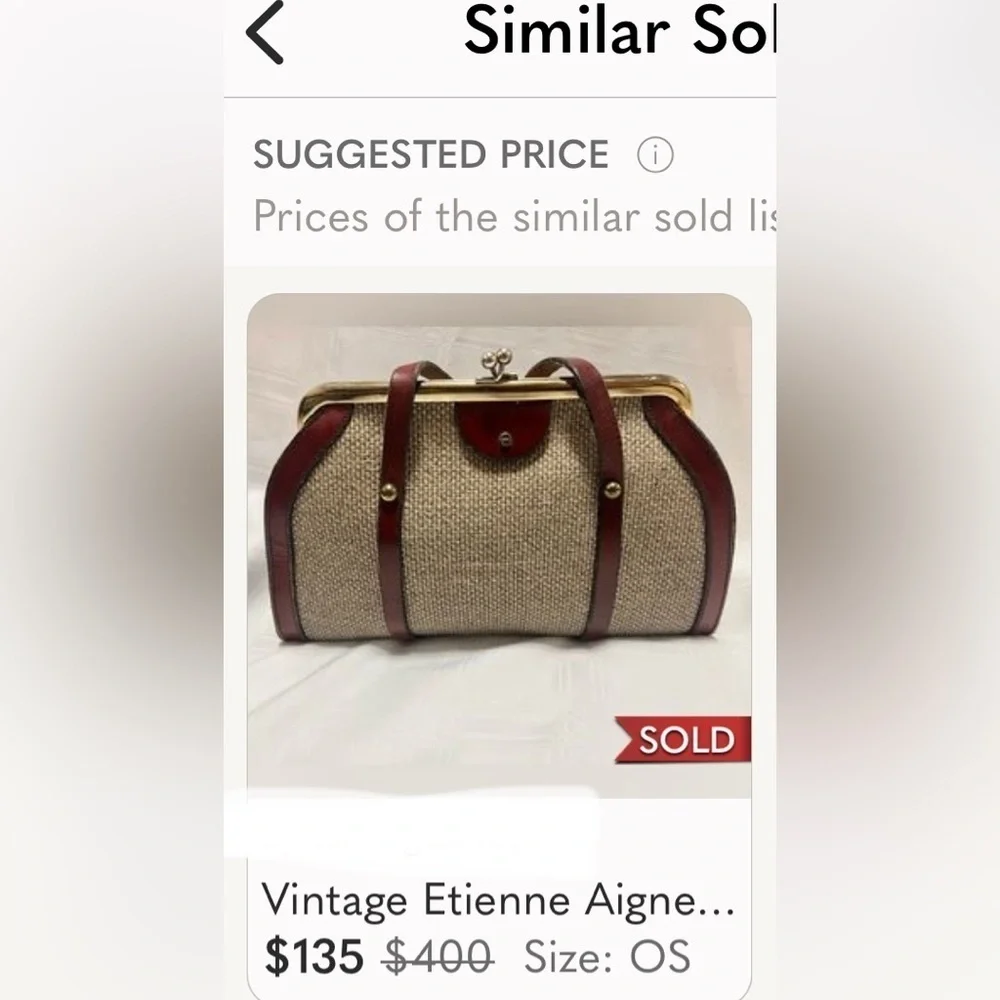 Etienne Aigner, Heritage, Vintage Straw purse. **Rare 1960s. Designer Bag - Picture 15 of 16